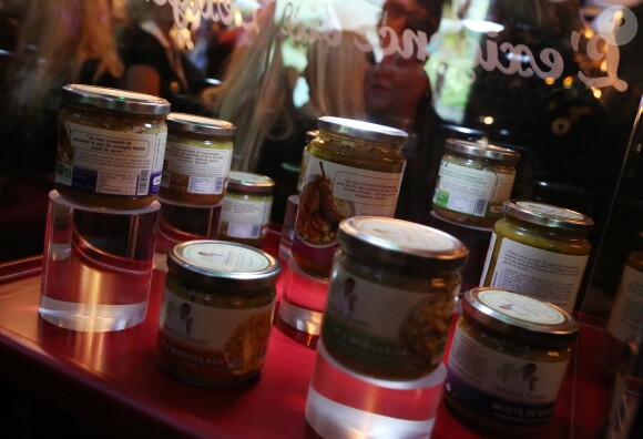 Soirée de lancement de la première gamme de produits bio de Babette de Rozières, à Levallois-Perret, le 17 octobre 2013.