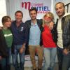 Bernard Montiel reçoit Amanndine Bourgeois, Leslie, Merwan Rim et Bastien Lanza dans son émission M comme Montiel, le 19 octobre 2013.