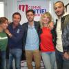 Bernard Montiel reçoit Amanndine Bourgeois, Leslie, Merwan Rim et Bastien Lanza dans son émission M comme Montiel, le samedi 19 octobre 2013.