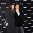 Ariel Wizman et Osnath Assayag lors de la soirée de rentrée Canal+ organisée à Paris, le 28 août 2013.