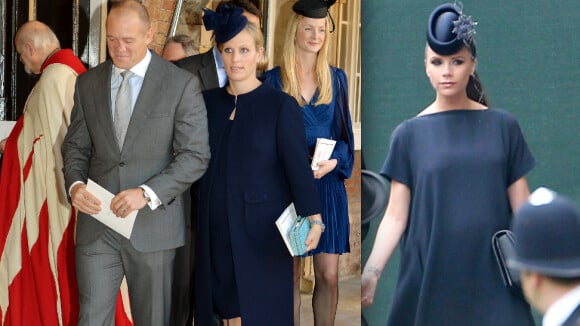 Zara Tindall, enceinte et très Victoria Beckham au baptême du prince George