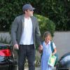 Ben Affleck va chercher sa fille Violet à l'école à Santa Monica, le 24 octobre 2013.