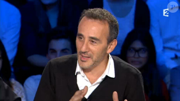 Elie Semoun parle de son livre dans On n'est pas couché sur France 2, le samedi 26 octobre 2013.