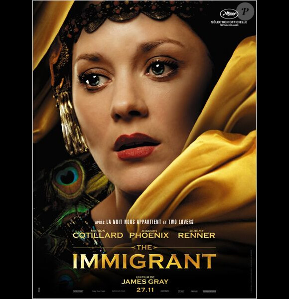 Marion Cotillard sur l'affiche de The Immigrant.