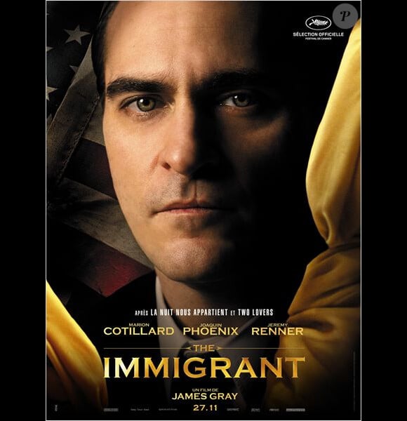 Joaquin Phoenix sur l'affiche de The Immigrant.