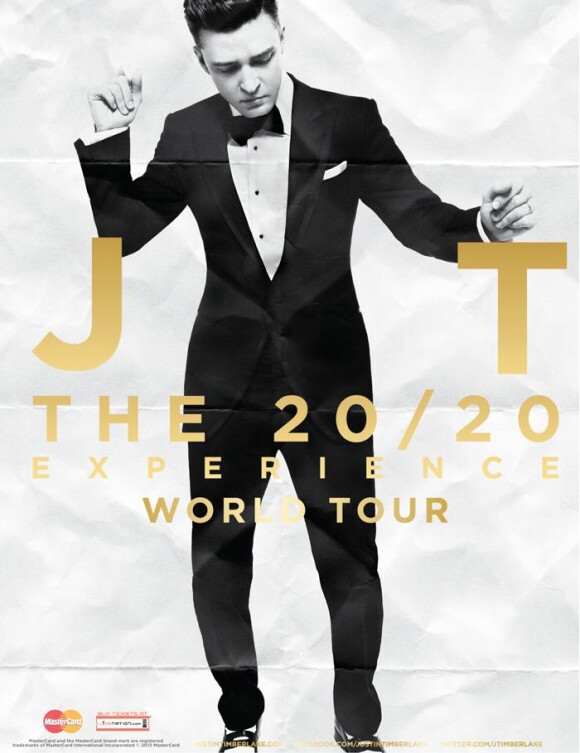 Justin Timberlake démarrera sa tournée mondiale, The 20/20 Experience World Tour, le 6 novembre au Barclays Center à Brooklyn. Il passera par le Stade de France à Saint-Denis le 26 avril.