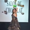 Marion Bartoli lors du défilé du 19e Salon du chocolat à Paris, à la Porte de Versailles, le 29 octobre 2013