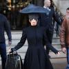 Lady Gaga sortant de son hôtel à Londres, le 30 octobre 2013.