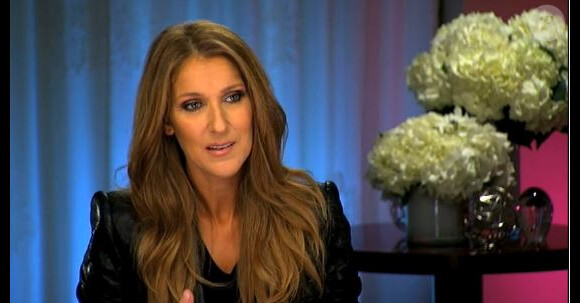 La diva Céline Dion en interview pour Must Célébrités sur M6, le 2 novembre 2013.