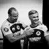 Cyril Viguier avec Vanderiei Silva la légende de l'UFC.