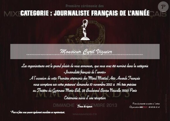 Cyril Viguier sera-t-il le journaliste français de l'année ?