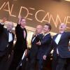 Jason Schwartzman, Bob Balaban, Wes Anderson, Bruce Willis, Edaward Norton et Bill Murray à Cannes le 16 mai 2013.