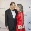 Roger Moore et sa femme Kristina Tholstrup lors du gala de la fondation du Prince Albert à Bern en Suisse le 17 octobre 2013