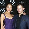 Olivia Culpo et son chéri Nick Jonas à sa fête d'anniversaire au XS Nightclub de Las Vegas, le 15 septembre 2013.