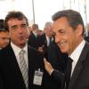 Nicolas Sarkozy et Arnaud Lagardere à Paris, le 20 juin 2011.