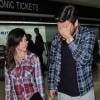 Kourtney Kardashian et Scott Disick à l'aéroport de Los Angeles, le 6 novembre 2013.