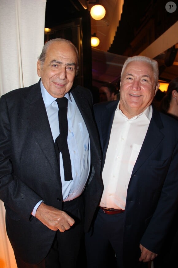Pierre Benichou et Miroslav Siljegovic, PDG du Cafe de Flore - Soiree "Prix De Flore 2013" au Cafe de Flore a Paris, le 7 novembre 2013.07/11/2013 - Paris