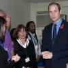 Le prince William lors de sa visite au St Giles Trust de Camberwell, le 6 novembre 2013