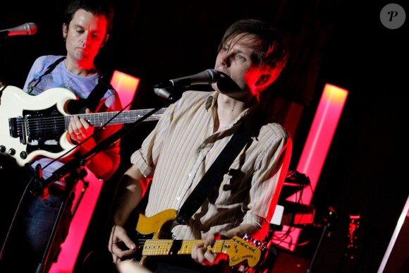 Franz Ferdinand en concert au Paris In Live by Virgin Radio au studio de la Grande Armée au Palais des Congrès, Neuilly-sur-Seine, le 7 Novembre 2013.
