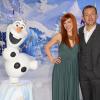 Anais Delva et Dany Boon découvrent le Noël Enchanté des parcs Disneyland Paris, à Marne-la-Vallée, le 9 novembre 2013.