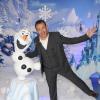 Dany Boon découvre le Noël Enchanté des parcs Disneyland Paris, à Marne-la-Vallée, le 9 novembre 2013.