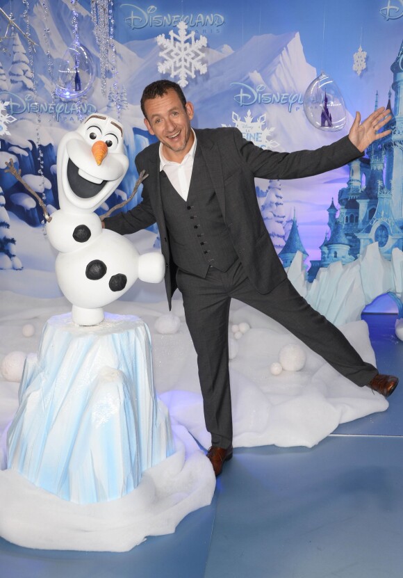 Dany Boon découvre le Noël Enchanté des parcs Disneyland Paris, à Marne-la-Vallée, le 9 novembre 2013.