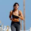 Exclusif - Le mannequin Irina Shayk fait du jogging à Miami, le 5 novembre 2013.
