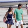 Exclusif - Rafael Nadal et sa compagne Xisca Perello en vacances à Majorque le 27 juillet 2013