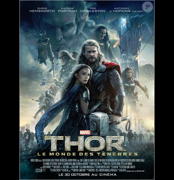 Affiche du film Thor : Le Monde des Ténèbres.