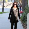 Exclusif - Jennifer Love Hewitt enceinte se promène à Los Angeles, le 11 novembre 2013.