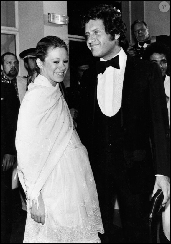 Joe Dassin et sa femme Christine à Cannes en mai 1978. 