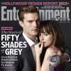 Le magazine Entertainment Weekly du 22 novembre 2013 avec les héros de Fifty Shades en couverture, incarnés par Dakota Johnson et JAmie Dornan