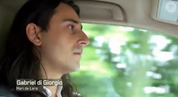 Gabriel, le mari de Lara Fabian, dans l'émission Accès Illimité sur TVA, le 17 octobre 2013.