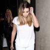 Kim Kardashian quitte le salon de manucure esNAIL à Beverly Hills. Le 14 novembre 2013.