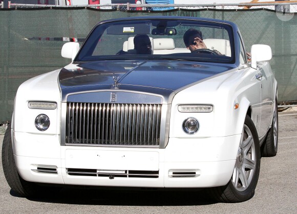 Scott Disick et Kanye West quittent une boutique Maxfield à West Hollywood. Le 13 novembre 2013.