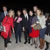 Le prince Felipe et la princesse Letizia d'Espagne ont assisté à une réception donnée par James Costos, l'ambassadeur des Etats-Unis en Espagne, dans sa résidence de Los Angeles, le 14 Novembre 2013.