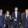 Le prince Felipe et la princesse Letizia d'Espagne ont assisté à une réception donnée par James Costos, l'ambassadeur des Etats-Unis en Espagne, dans sa résidence de Los Angeles, le 14 Novembre 2013.