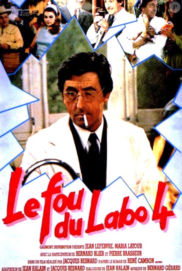 Affiche du film Le Fou du labo 4 de Jacques Besnard