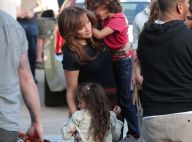 Jennifer Lopez, en plein tournage : Pause câline avec ses adorables Max et Emme
