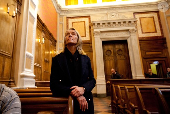Isabelle Demongeot au procès de Régis de Camaret, le 15 novembre 2012 à Lyon.