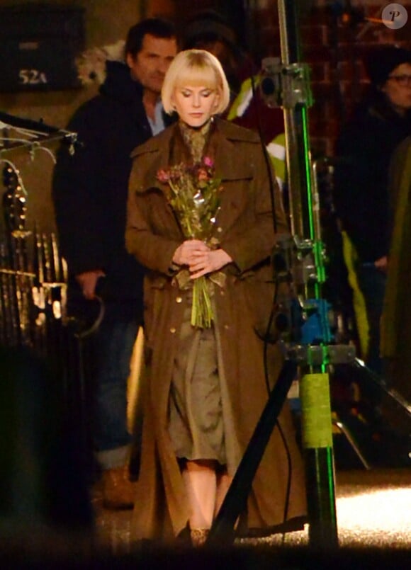 Nicole Kidman sur le tournage de Paddington Bear à Londres le 4 novembre 2013