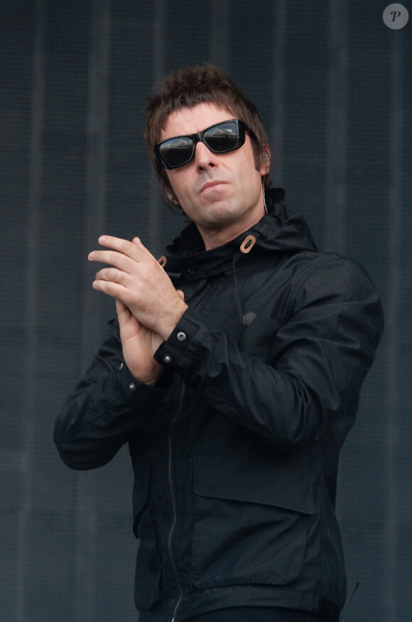 Liam Gallagher lors du Festival Solidays à Paris, le 30 juin 2013.