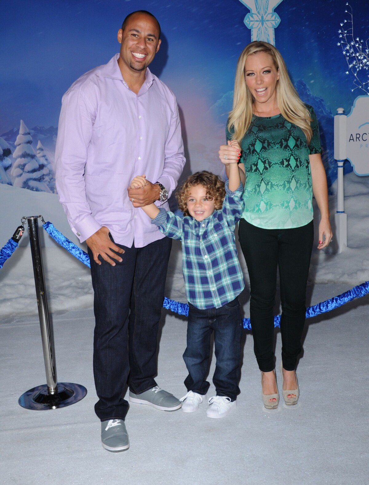Photo Hank Baskett IV, Hank Baskett, Kendra Wilkinson à la première