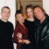 Guillaume, Julie, Elisabeth et Gérard Depardieu en 1996