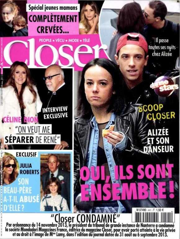 Le magazine Closer du 22 novembre 2013