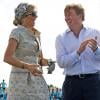 Le roi Willem-Alexander et la reine Maxima des Pays-Bas sur l'île d'Aruba le 21 novembre 2013.