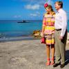 Le roi Willem-Alexander et la reine Maxima des Pays-Bas à Curaçao le 19 novembre 2013.