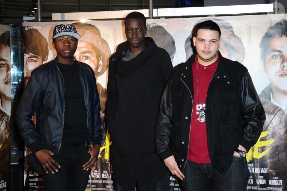 Still Fresh, Esprit Noir et Sadek à la première du film La Marche à Rosny, le 23 novembre 2013.