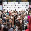 Khloé Kardashian, attendue par une foule d'admiratrices impatientes devant la boutique David Jones à Melbourne où la star de télé-réalité s'est prêtée au jeu des dédicaces. Le 20 novembre 2013.