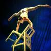 Le Cirque du Soleil "Kooza" présente son nouveau spectacle à Boulogne-Billancourt, le 26 novembre 2013.
